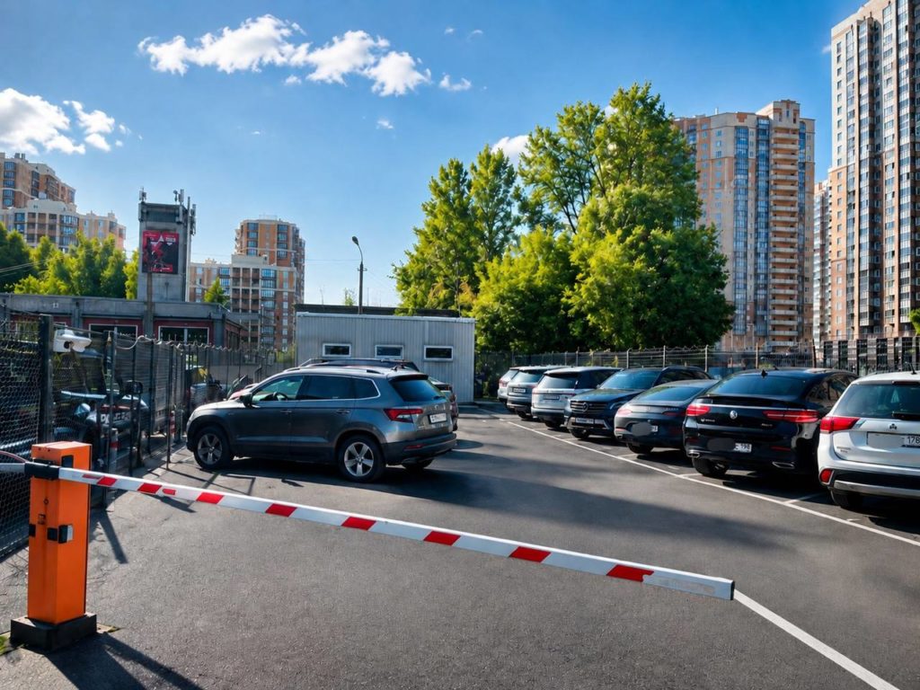 Охраняемая парковка автоломбарда «АвтоЗайм» в Санкт-Петербурге
