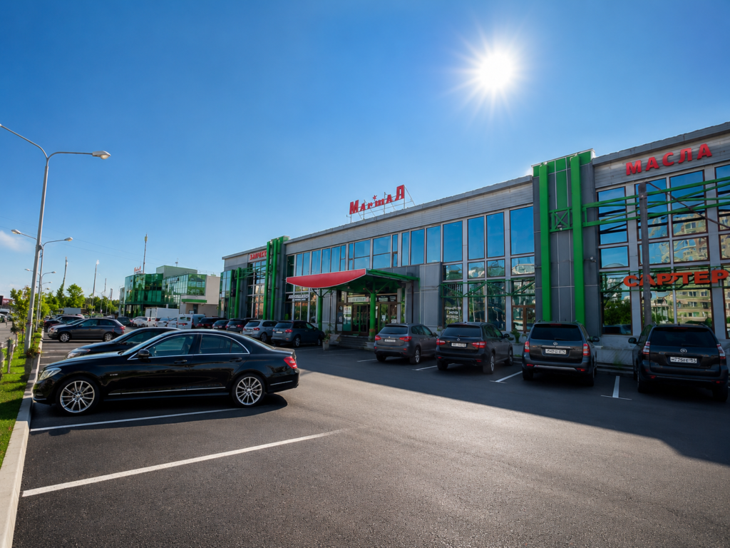 Охраняемая парковка автоломбарда «АвтоЗайм» в Санкт-Петербурге