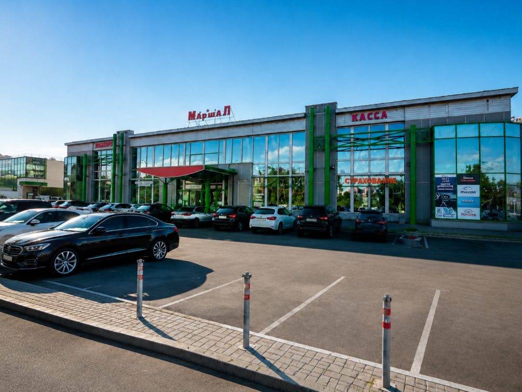 Охраняемая парковка автоломбарда «АвтоЗайм» в Санкт-Петербурге